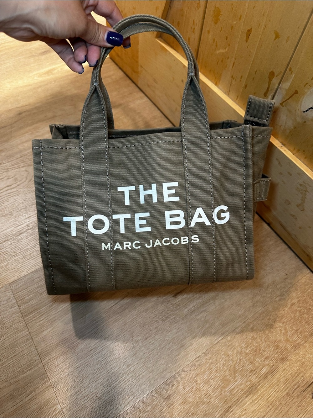Marc Jacobs Small Canvas Tote in Olive - Picture 4 of 4